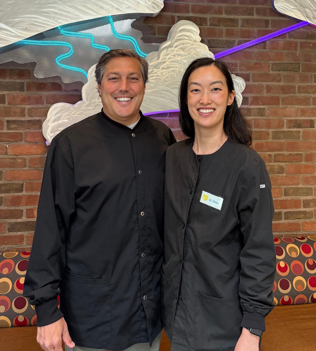 Dr. Stefen Lippitz and Dr. Shirley Zhang Dr. Stefen Lippitz and Dr. Shirley Zhang at Lippitz Orthodontics